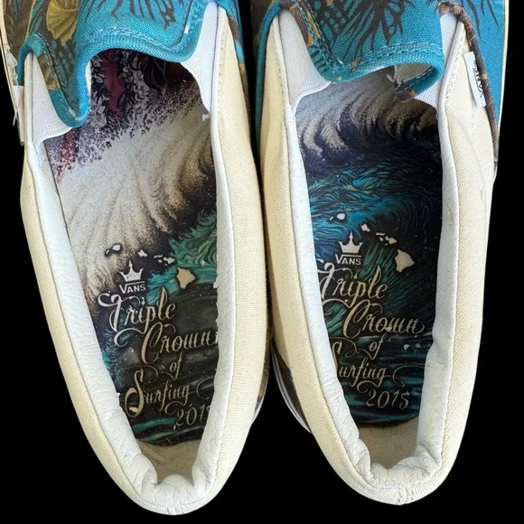 Vans Triple Crown of Surfing 2015 slip ons shoe men’s size 13 - Picture 7 of 10